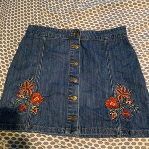 Forever 21 jean skirt